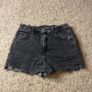 Black Jean Shorts